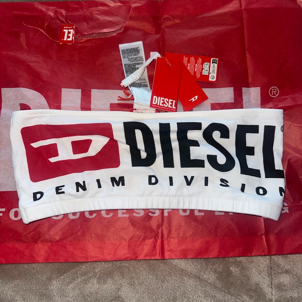 Diesel Classic White Crop Top NO OFFERS!